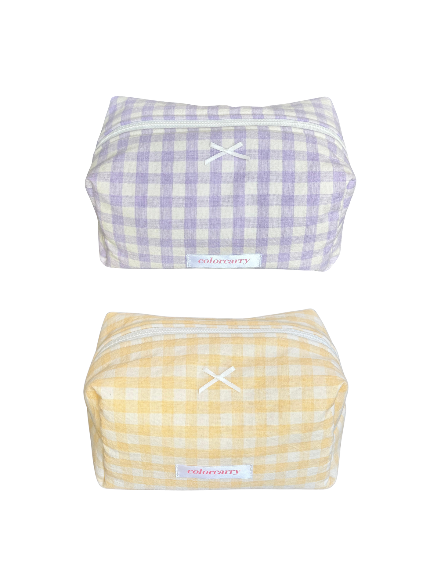 Gingham Makeup Pouch
