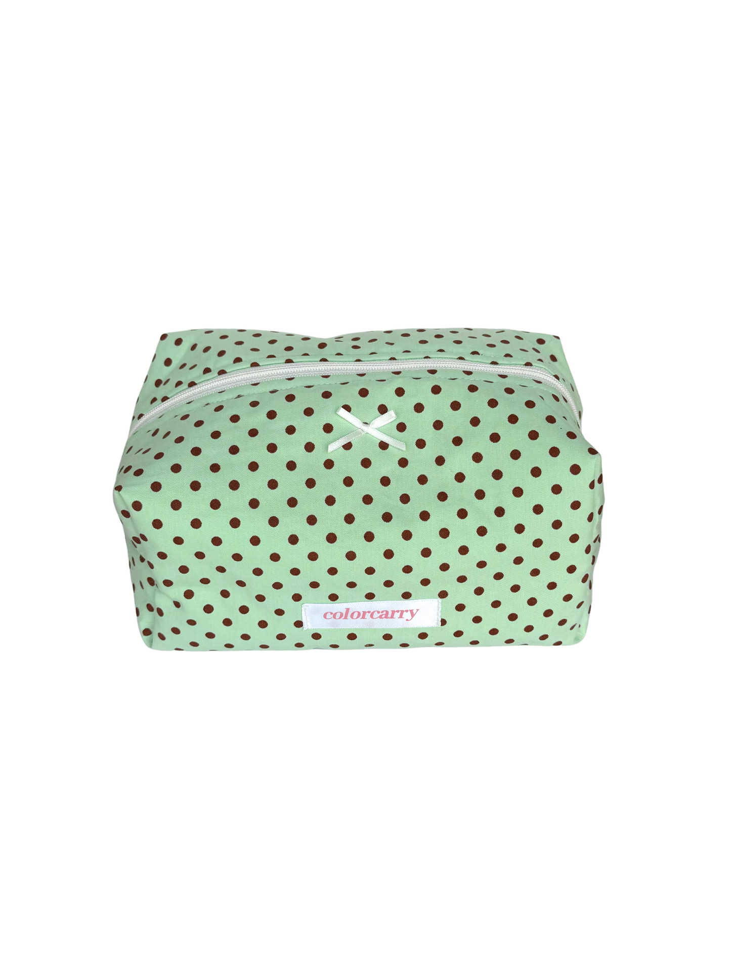 Mint Dot Makeup Pouch