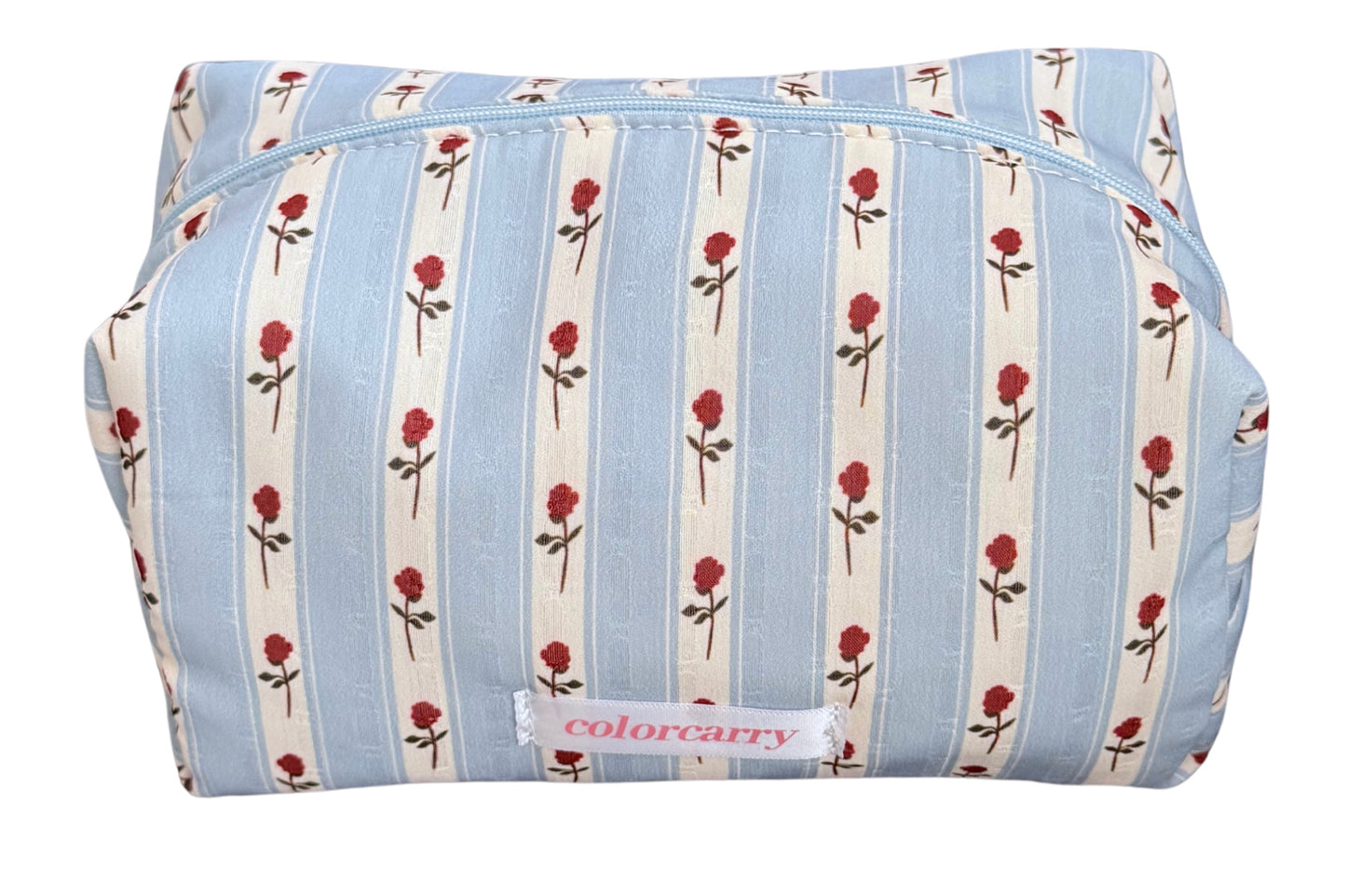 Coral Bloom Makeup Pouch